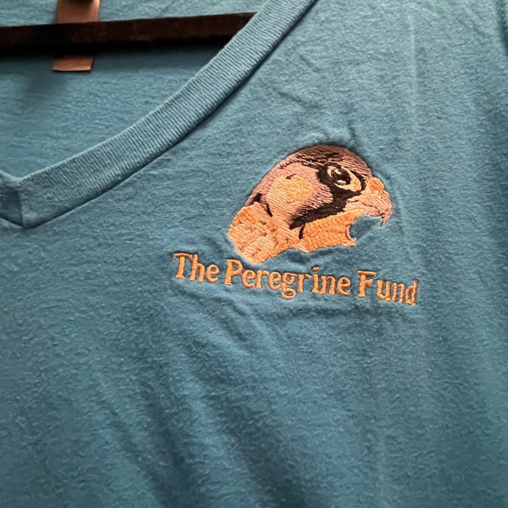 the peregrine fund V-neck tee